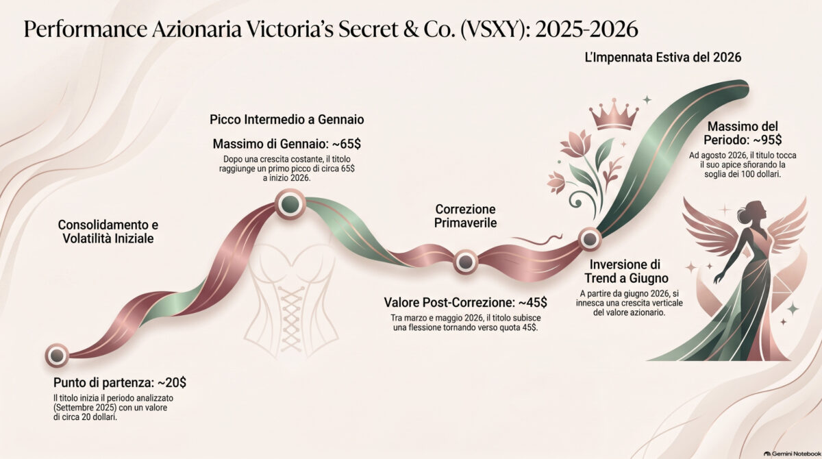 Victoria’s Secret torna sexy e Wall Street applaude: il titolo vola del 313% in un anno
