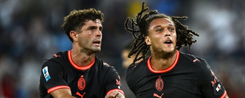 Cristian Pulisic e Diego Moreira Milan