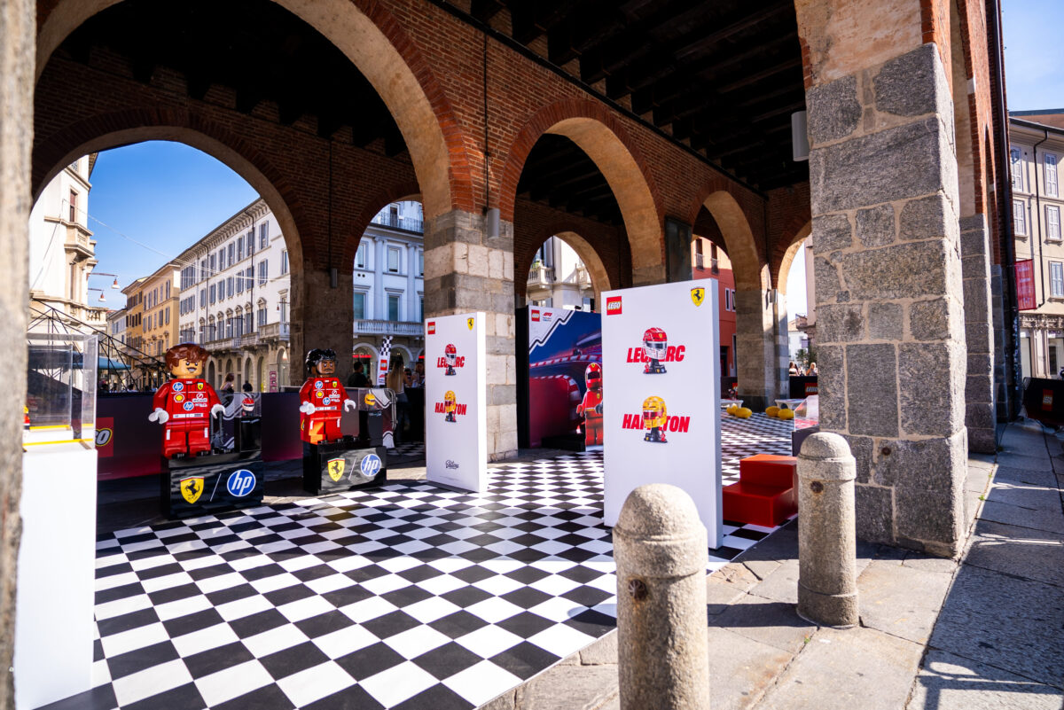 LEGO porta 85.000 mattoncini tra Milano e Monza per il Gran Premio di Formula 1