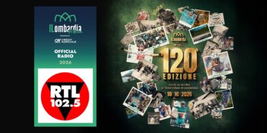 RTL 102.5 è la radio ufficiale della 120ª edizione de “Il Lombardia”