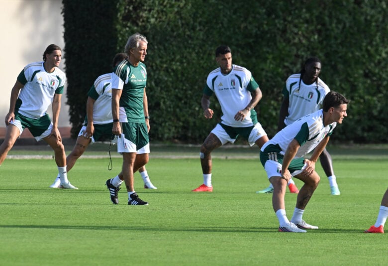 ALLENAMENTO COVERCIANO NAZIONALE DI CALCIO ITALIANA