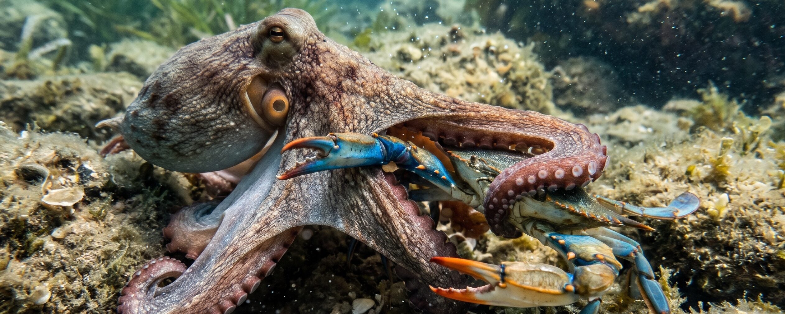 Granchio blu, scatta l’attacco a tenaglia: polpi e cefali arruolati in mare per fermare l’invasione Granchio blu, scatta l’attacco a tenaglia: polpi e cefali arruolati in mare per fermare l’invasione